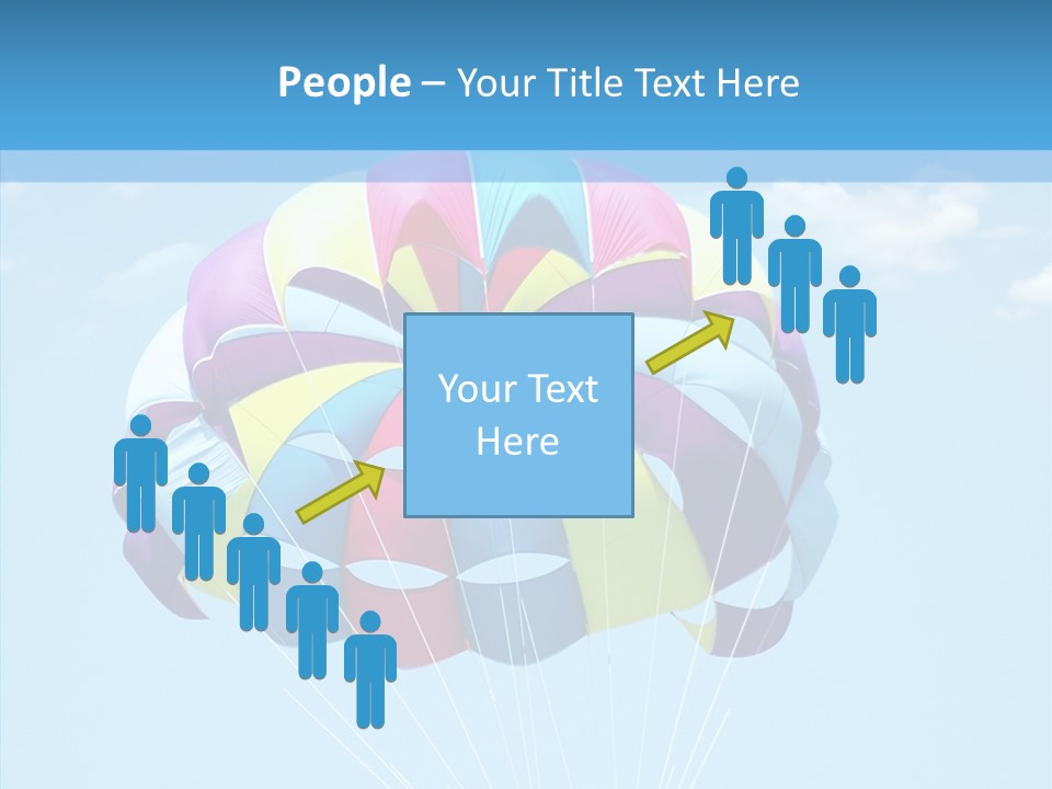 Skydiving Recreational Parasailing PowerPoint Template
