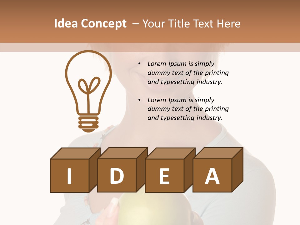 Delicious Female Health PowerPoint Template