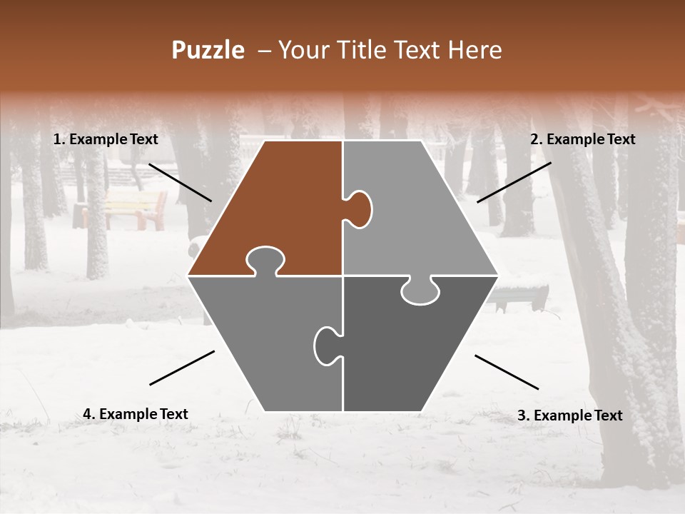 Silence Landscape Light PowerPoint Template