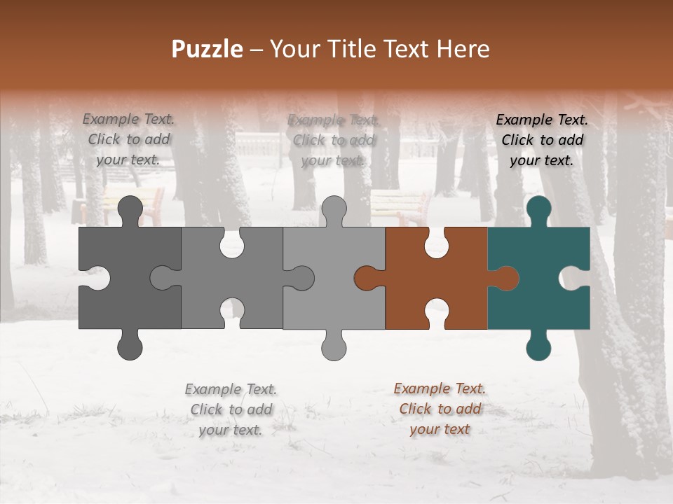 Silence Landscape Light PowerPoint Template