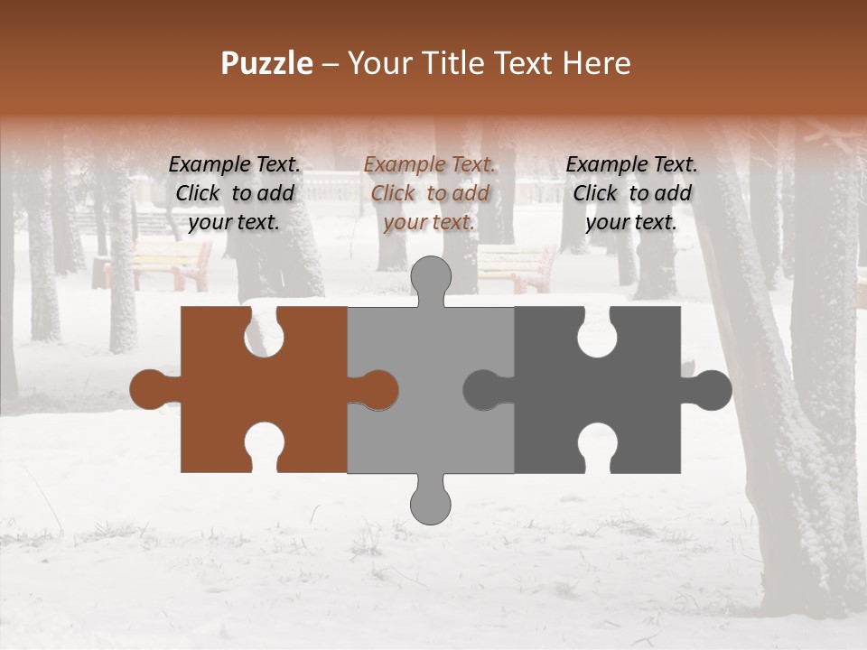 Silence Landscape Light PowerPoint Template