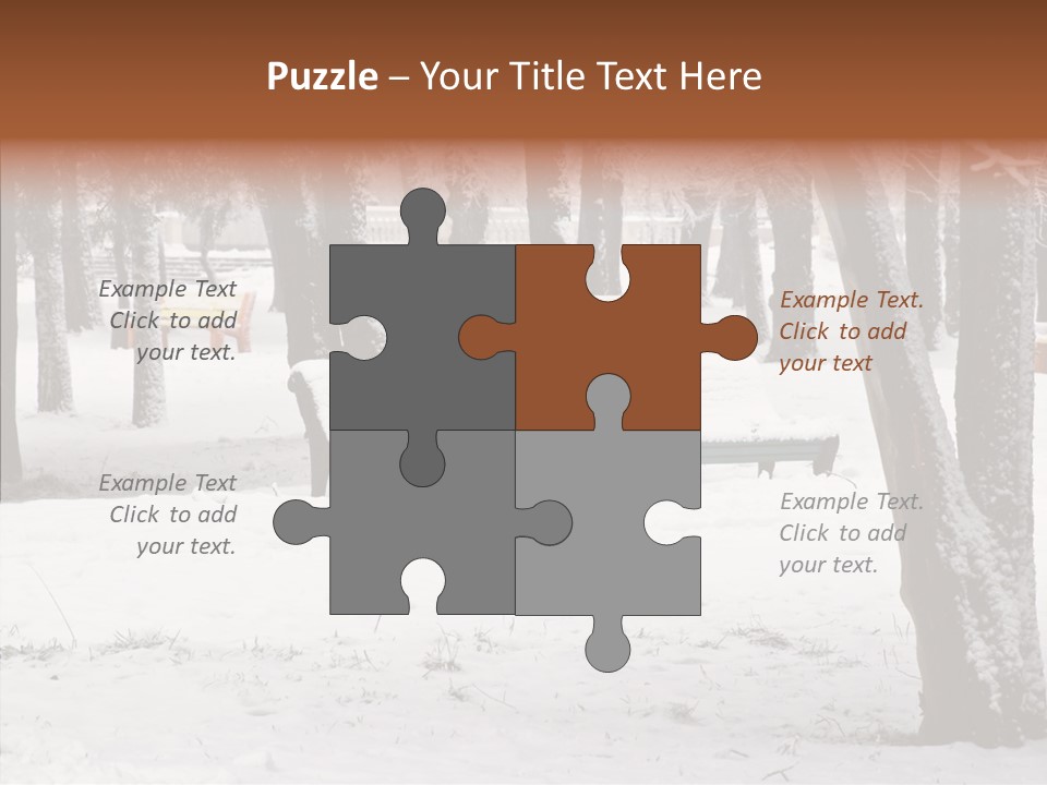 Silence Landscape Light PowerPoint Template