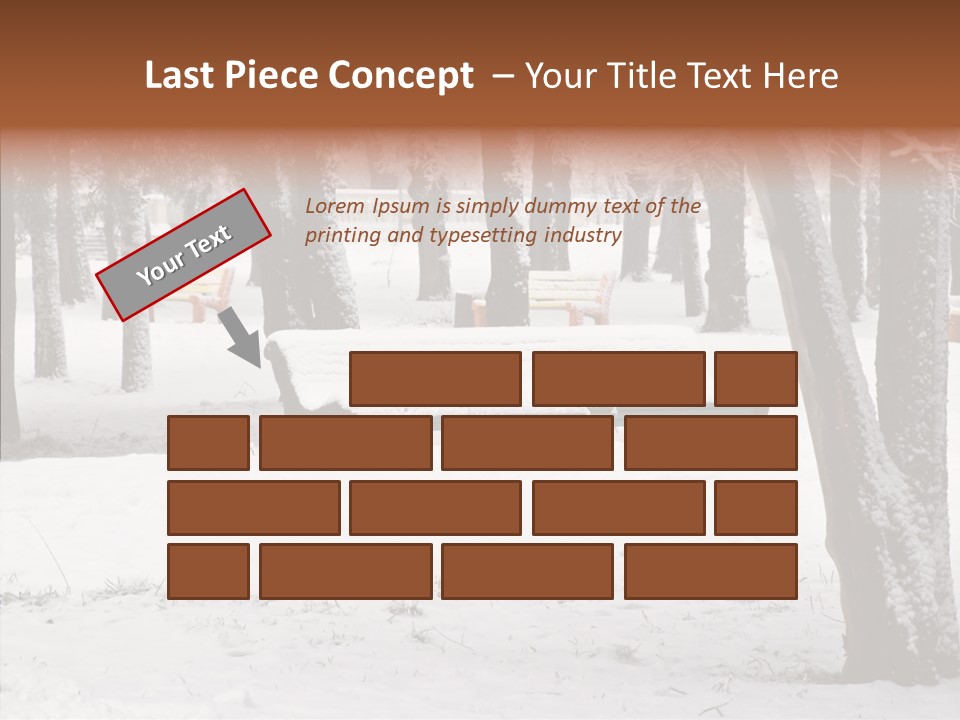 Silence Landscape Light PowerPoint Template