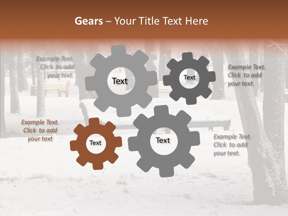 Silence Landscape Light PowerPoint Template