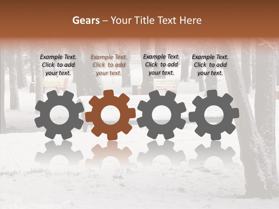 Silence Landscape Light PowerPoint Template