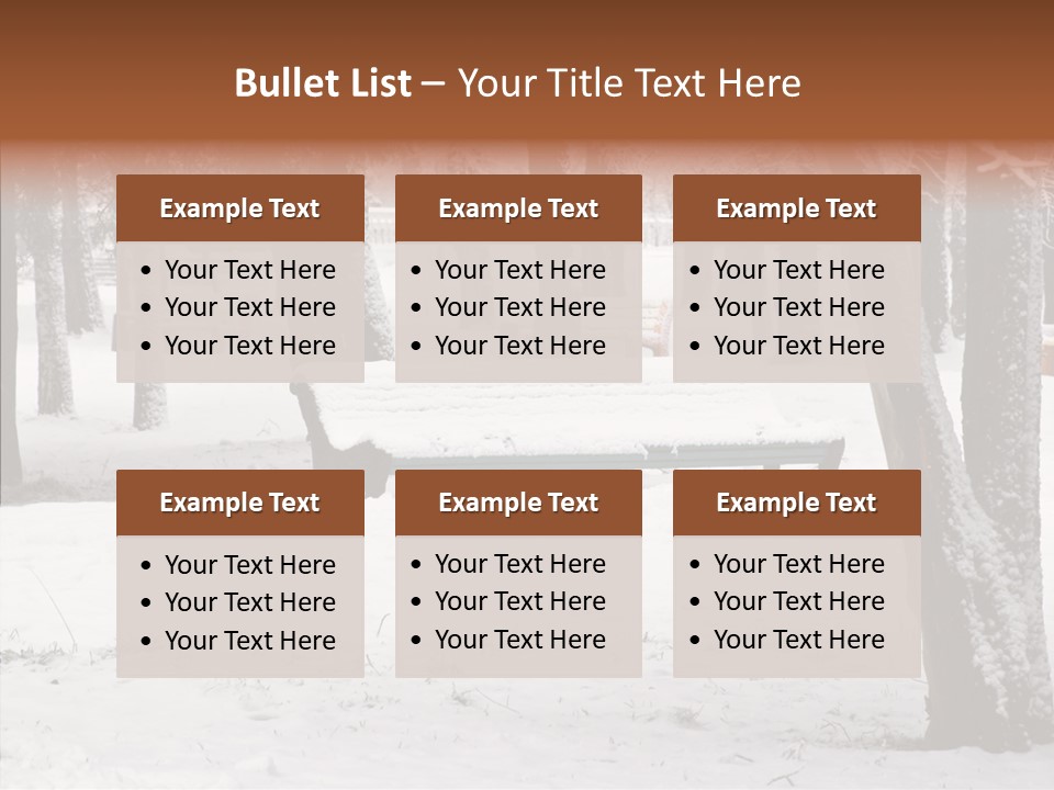 Silence Landscape Light PowerPoint Template