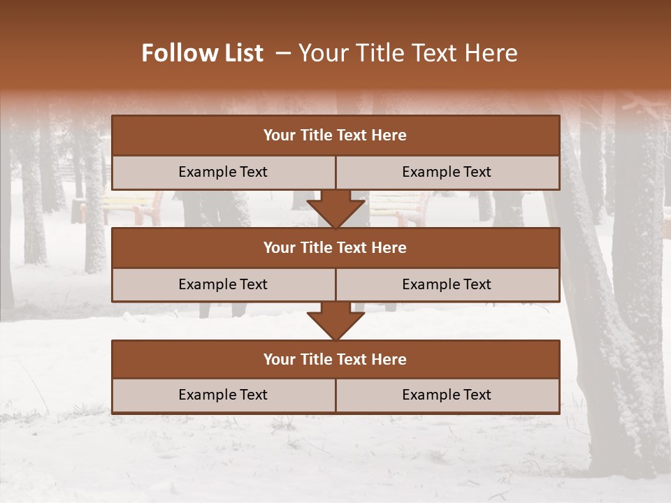 Silence Landscape Light PowerPoint Template