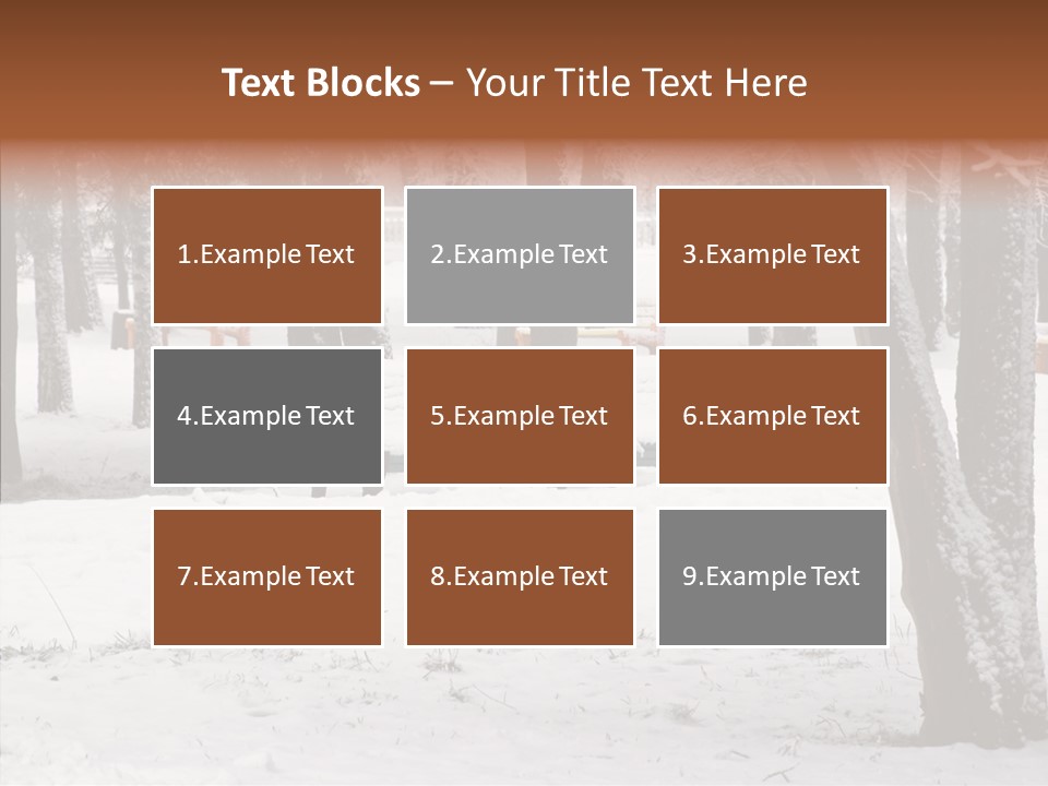 Silence Landscape Light PowerPoint Template