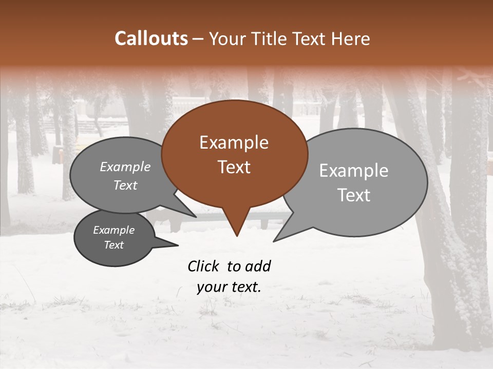 Silence Landscape Light PowerPoint Template