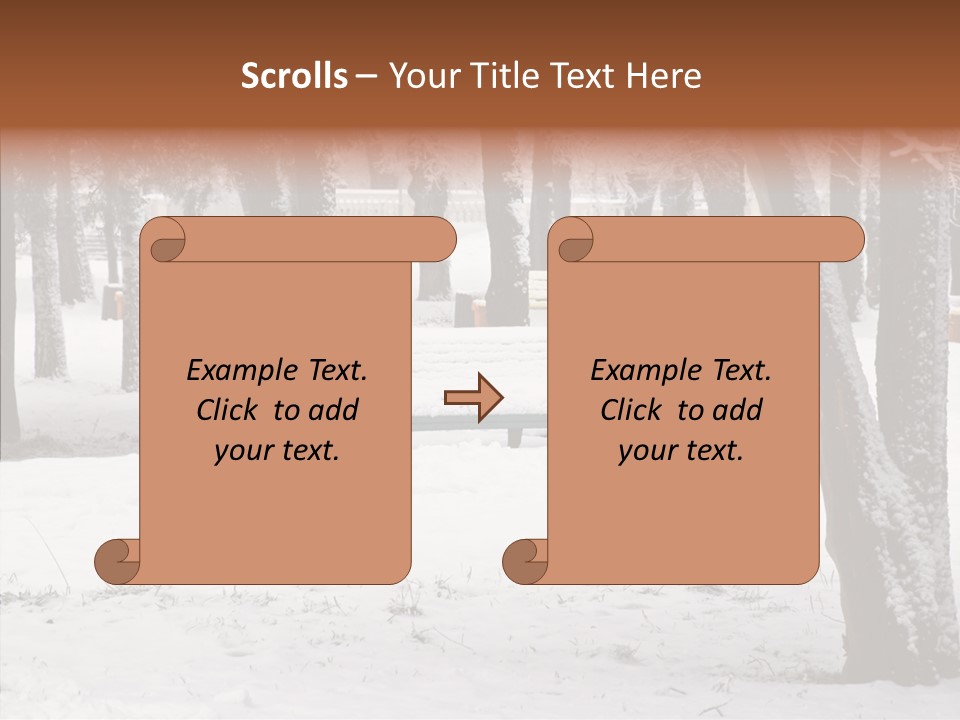 Silence Landscape Light PowerPoint Template