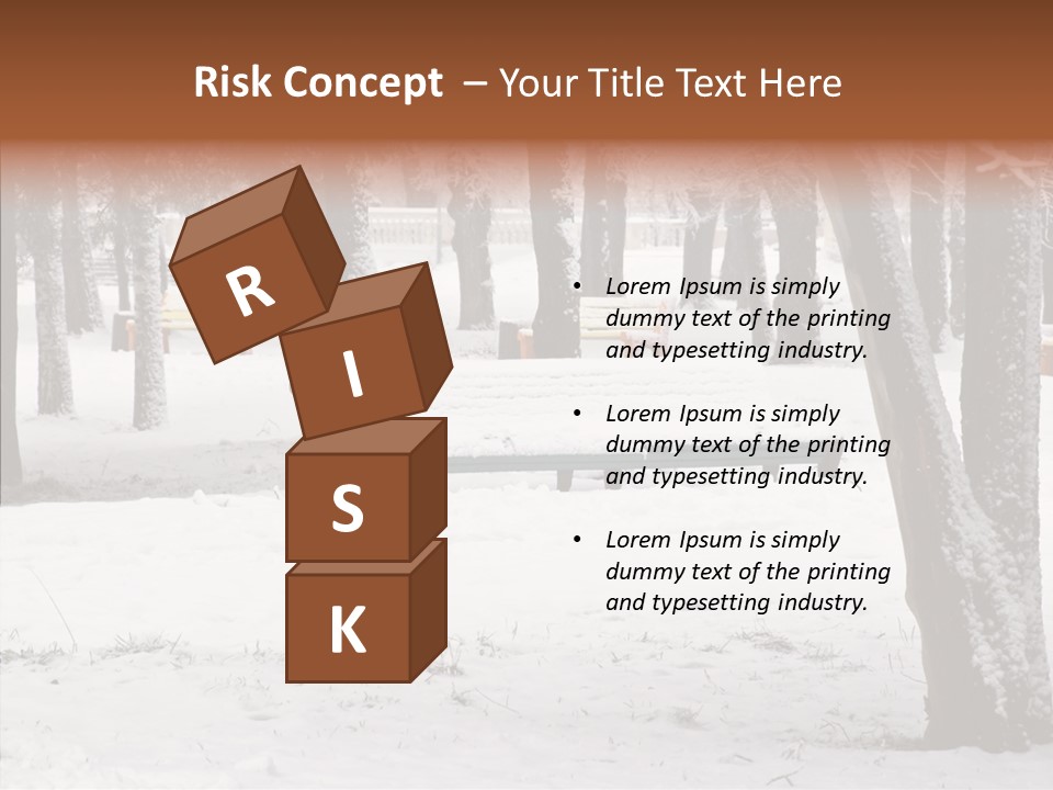 Silence Landscape Light PowerPoint Template