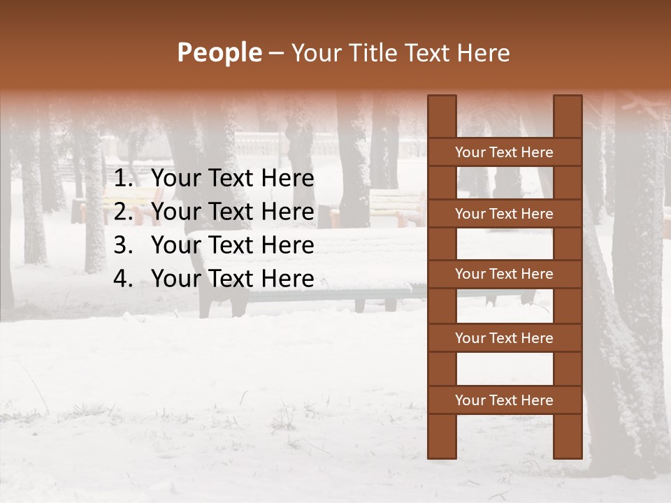 Silence Landscape Light PowerPoint Template