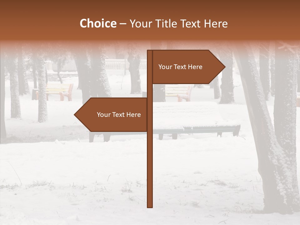 Silence Landscape Light PowerPoint Template