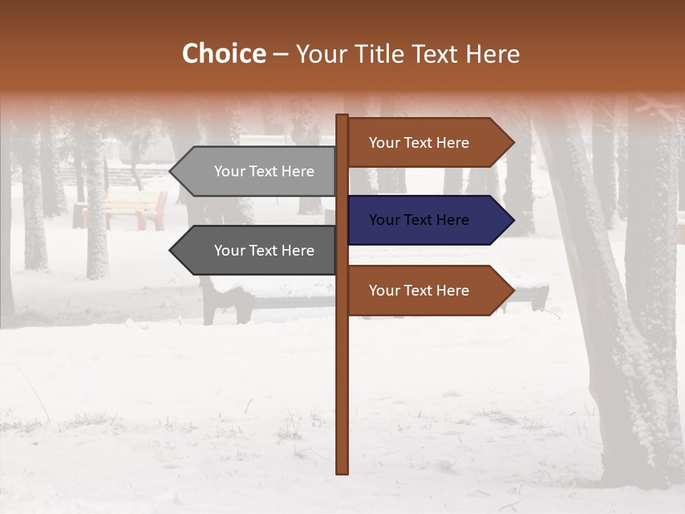 Silence Landscape Light PowerPoint Template
