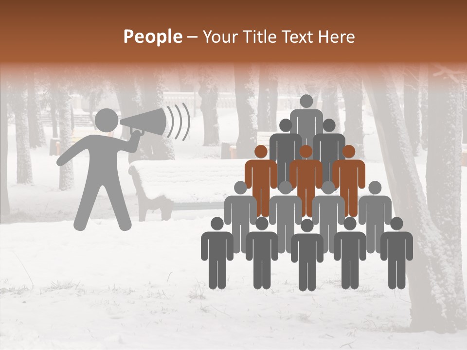 Silence Landscape Light PowerPoint Template