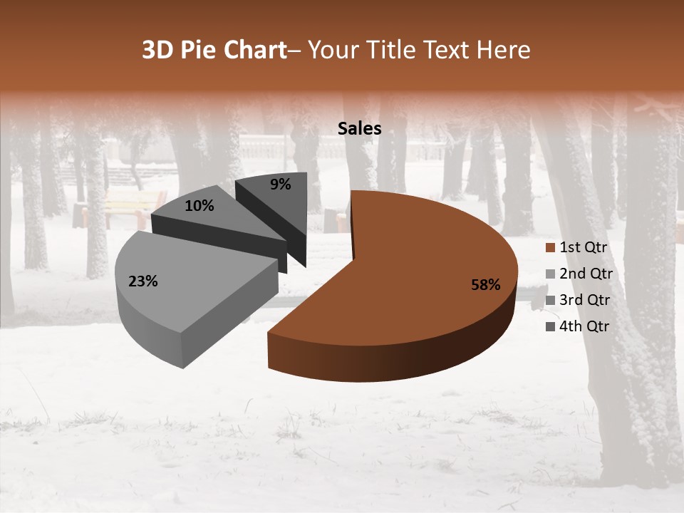 Silence Landscape Light PowerPoint Template