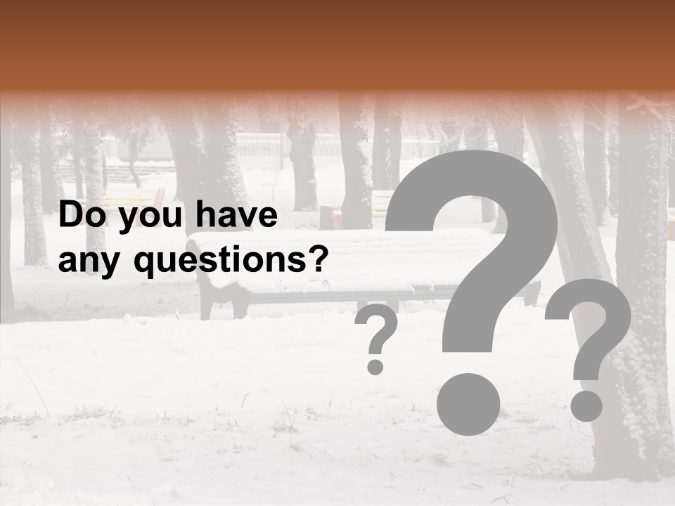 Silence Landscape Light PowerPoint Template