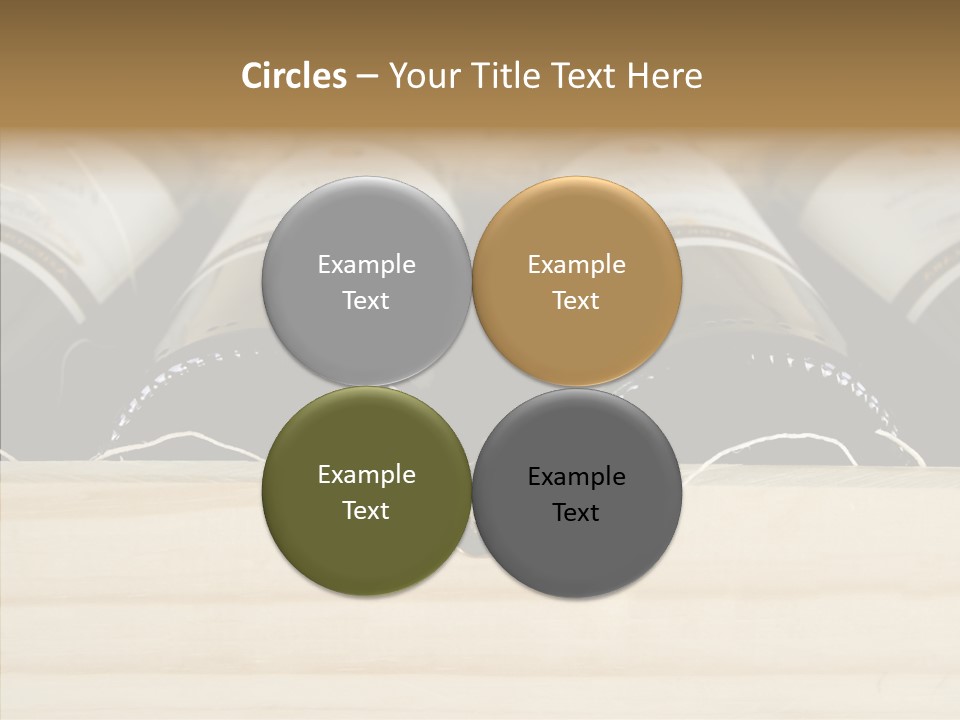 Dinner Cellar Etiquette PowerPoint Template