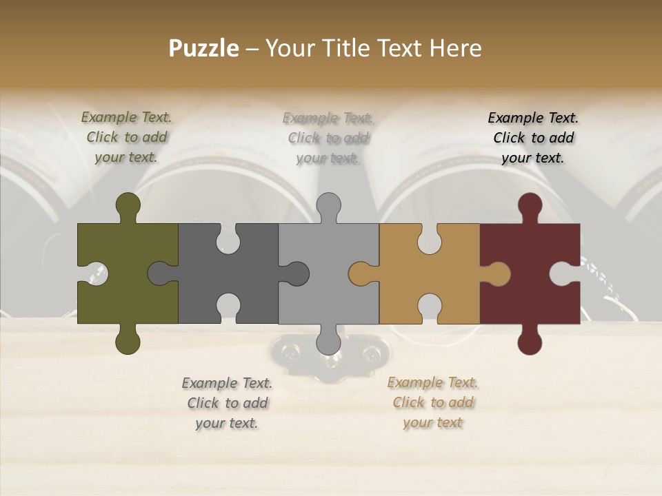 Dinner Cellar Etiquette PowerPoint Template