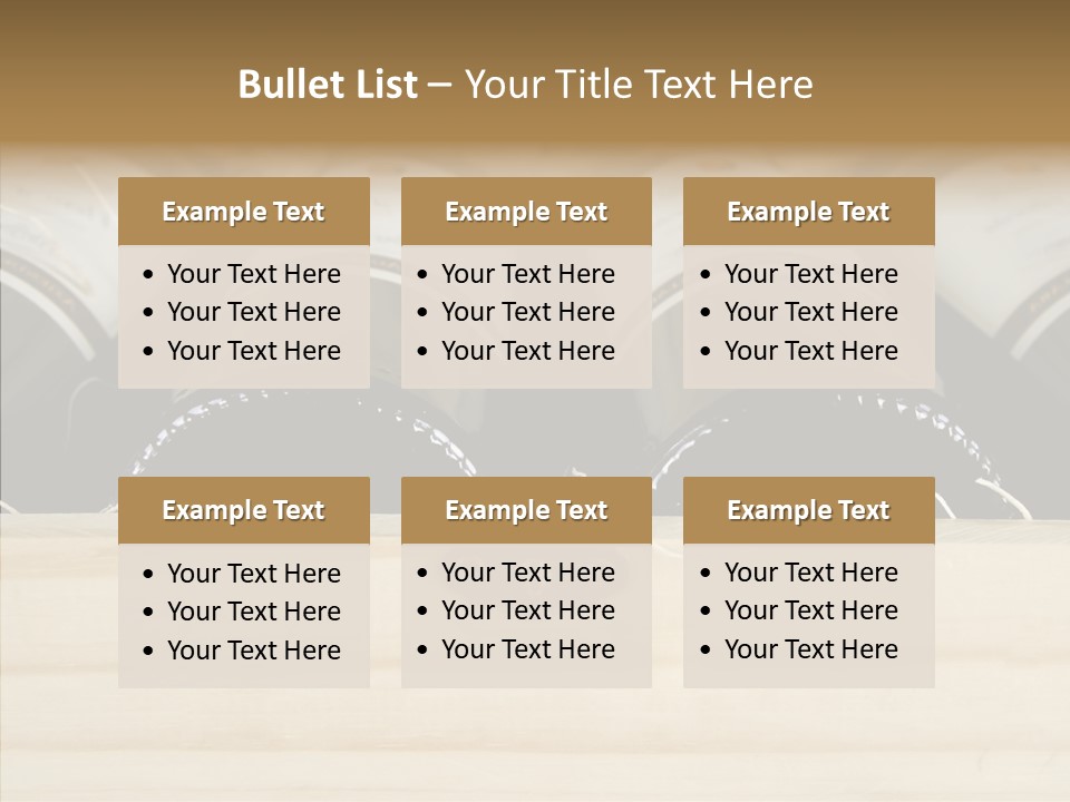 Dinner Cellar Etiquette PowerPoint Template