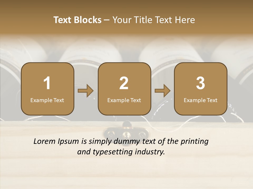Dinner Cellar Etiquette PowerPoint Template