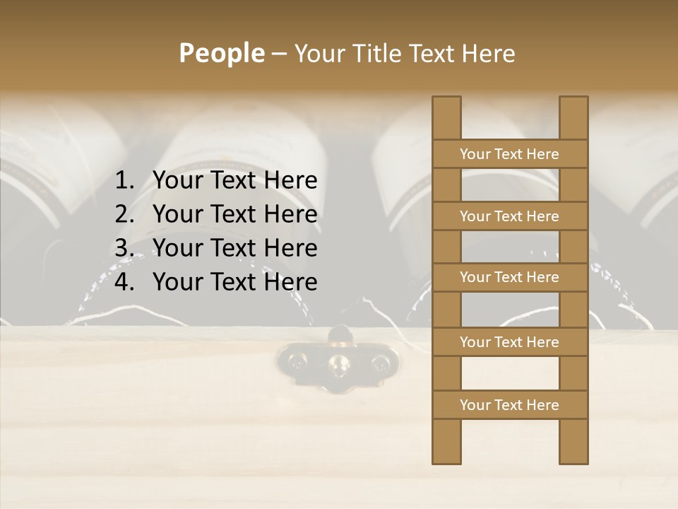 Dinner Cellar Etiquette PowerPoint Template