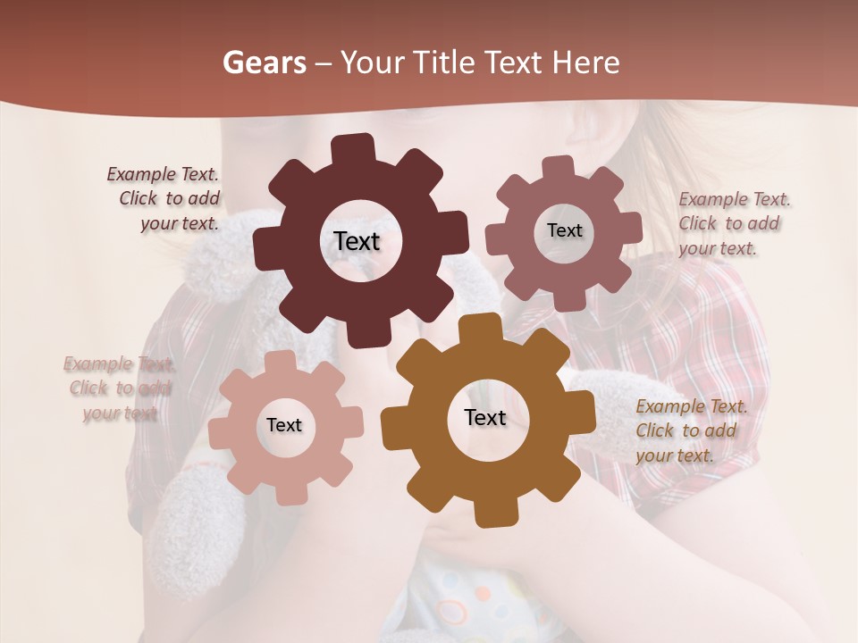 Girls Human Beauty PowerPoint Template