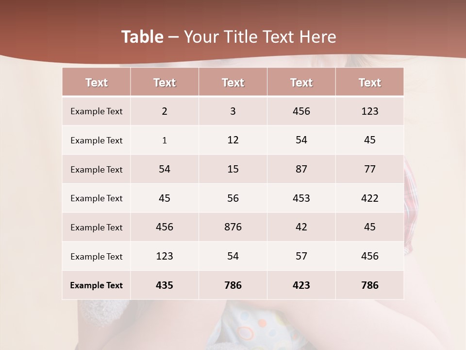 Girls Human Beauty PowerPoint Template