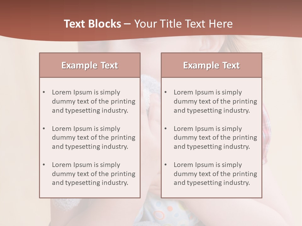 Girls Human Beauty PowerPoint Template