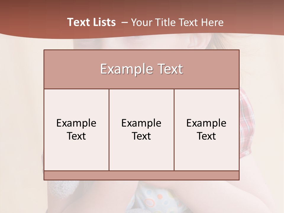 Girls Human Beauty PowerPoint Template