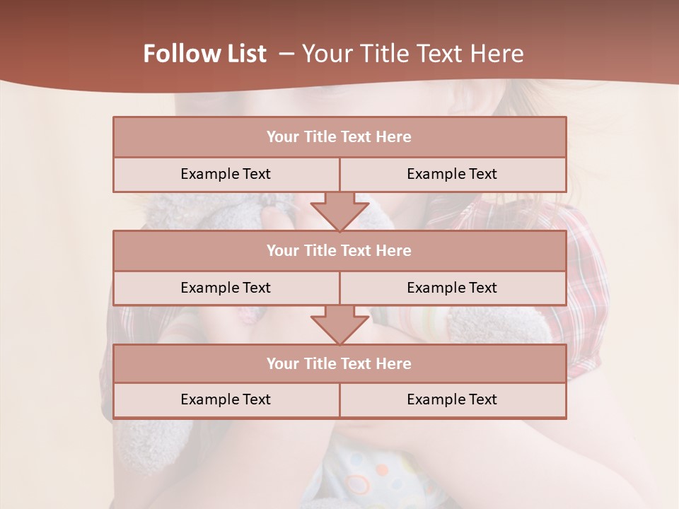 Girls Human Beauty PowerPoint Template