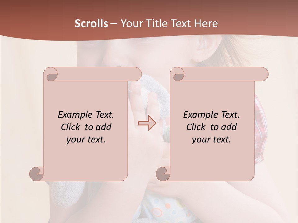 Girls Human Beauty PowerPoint Template