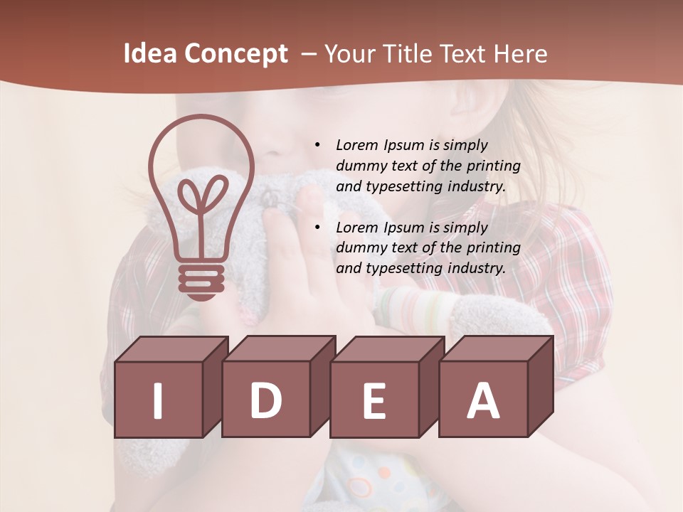 Girls Human Beauty PowerPoint Template