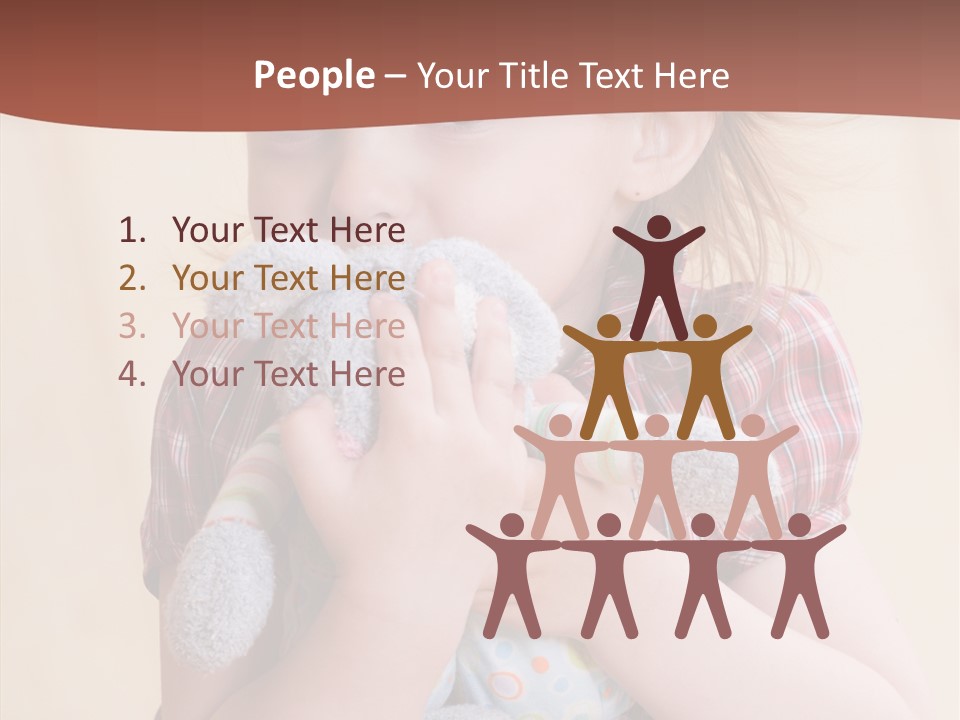 Girls Human Beauty PowerPoint Template