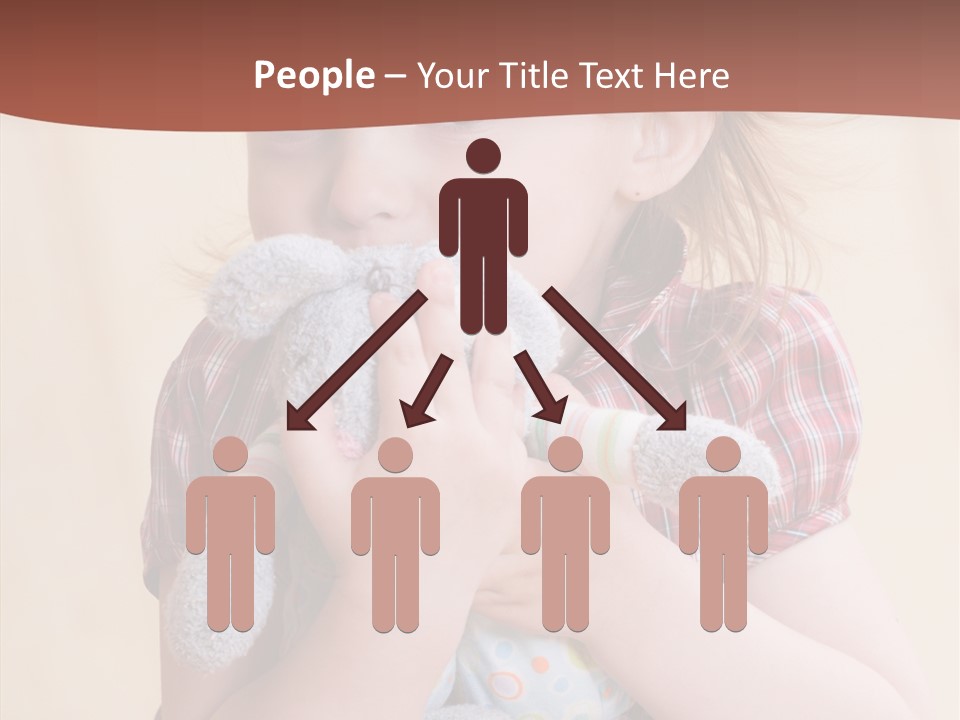 Girls Human Beauty PowerPoint Template