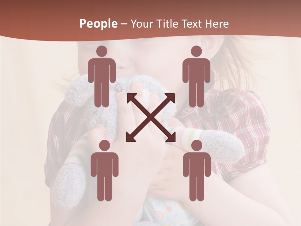 Girls Human Beauty PowerPoint Template