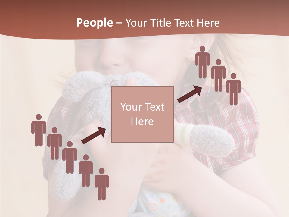 Girls Human Beauty PowerPoint Template