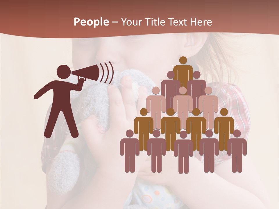 Girls Human Beauty PowerPoint Template