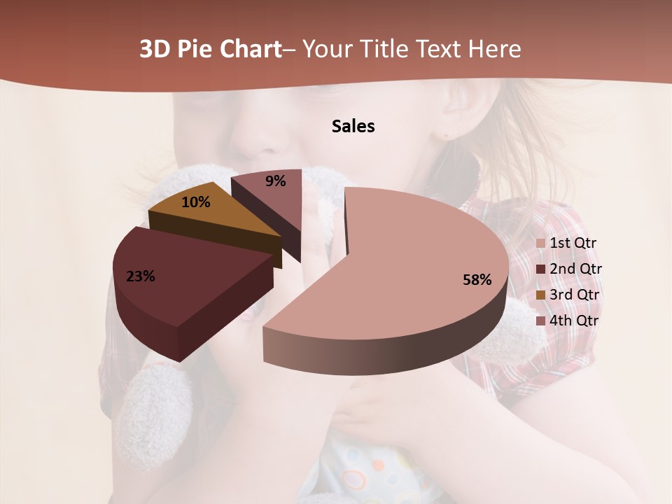 Girls Human Beauty PowerPoint Template