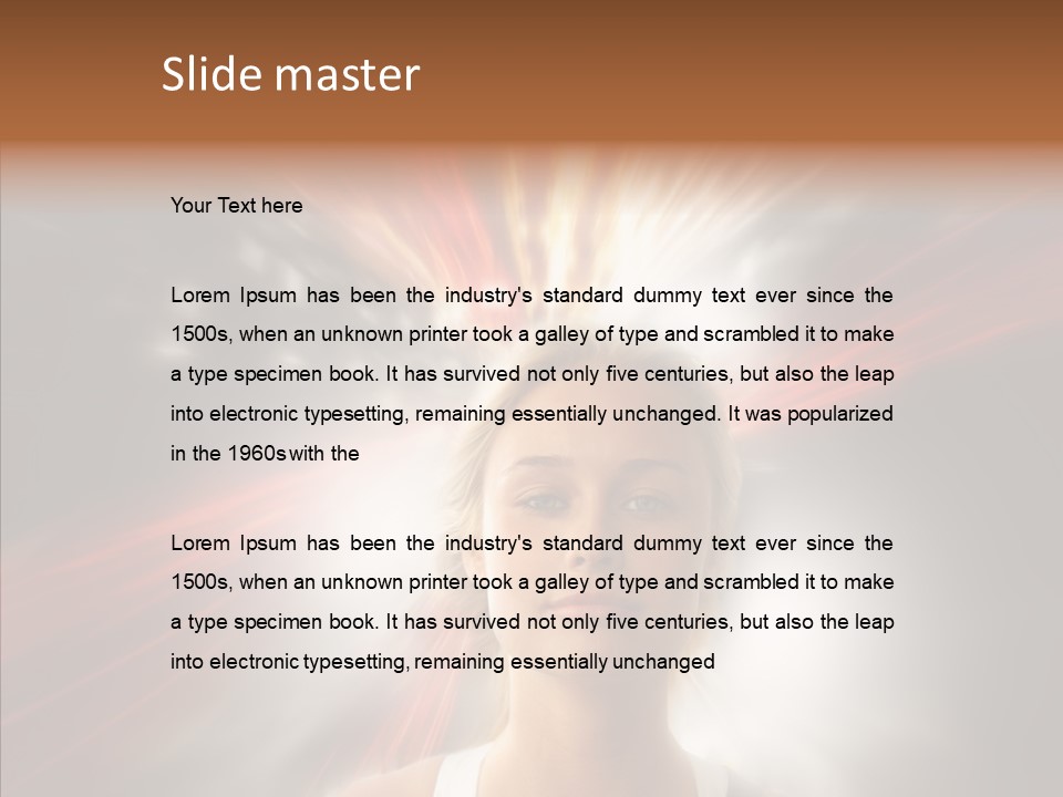 Street Background Transportation PowerPoint Template