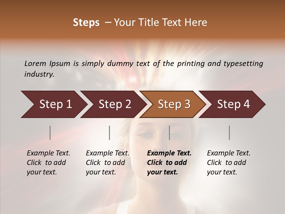 Street Background Transportation PowerPoint Template