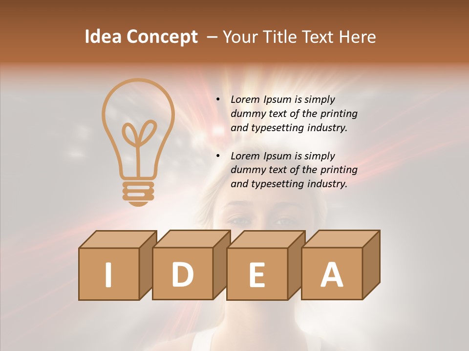 Street Background Transportation PowerPoint Template