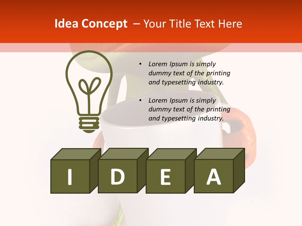 Coffee Green Ecosystem PowerPoint Template