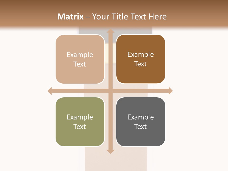 Makeup Products Beige PowerPoint Template