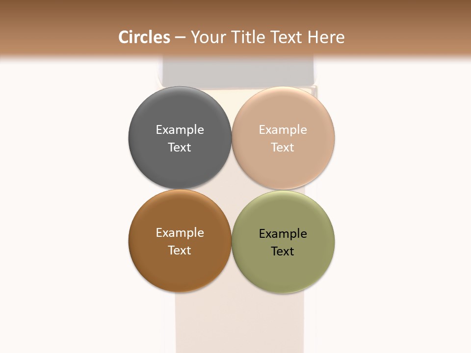 Makeup Products Beige PowerPoint Template