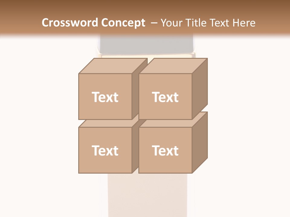 Makeup Products Beige PowerPoint Template