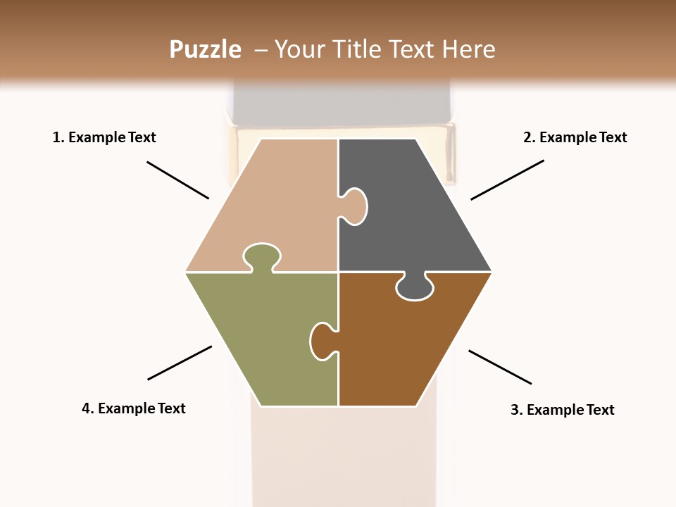 Makeup Products Beige PowerPoint Template