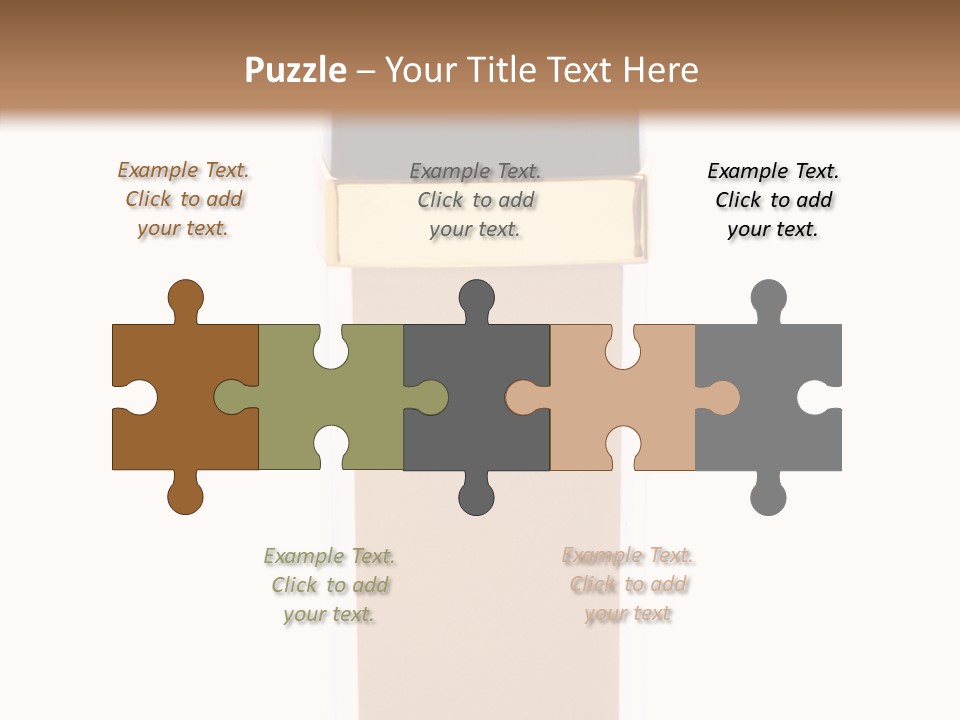 Makeup Products Beige PowerPoint Template