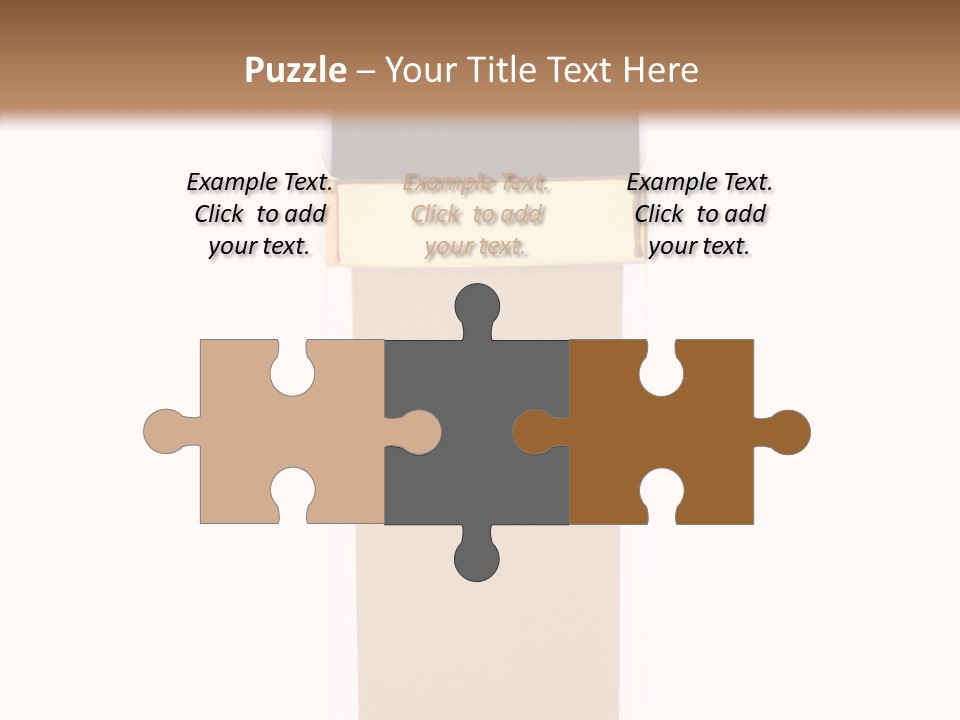 Makeup Products Beige PowerPoint Template