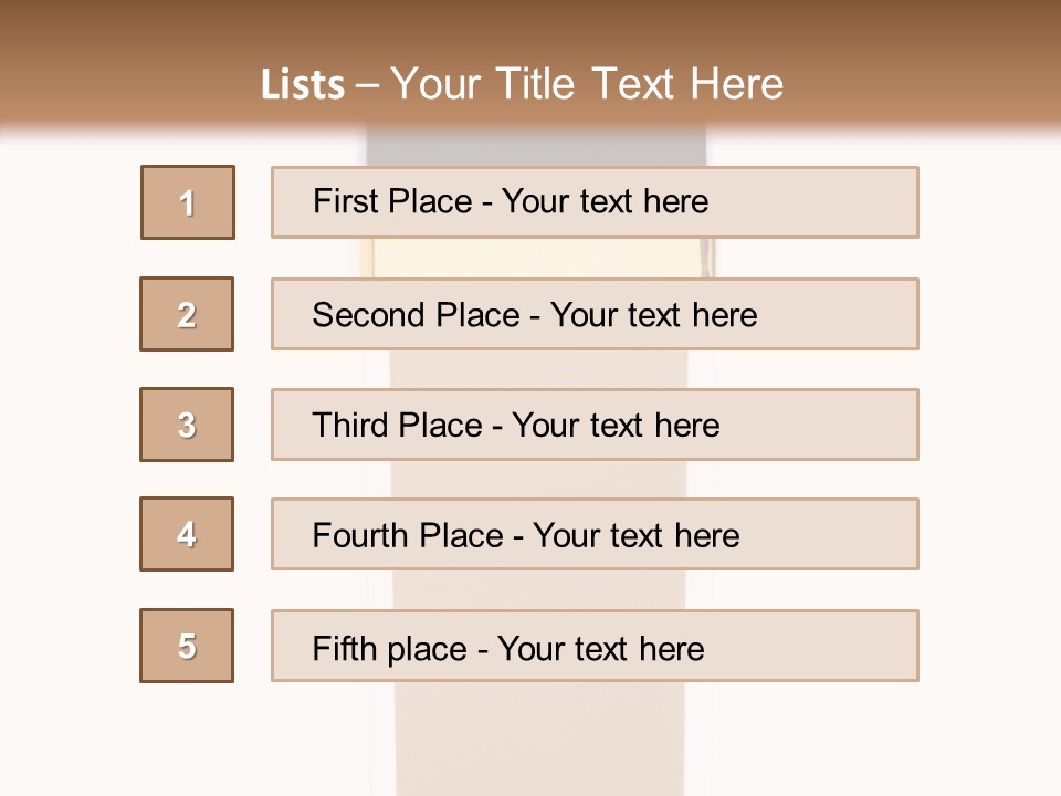 Makeup Products Beige PowerPoint Template